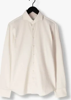 ecru profuomo klassiek overhemd shirt x-cutaway japanese knitted