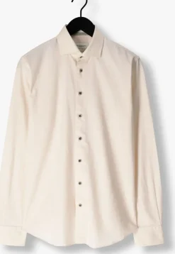 ecru profuomo klassiek overhemd shirt x-cutaway sc sf cotton linen