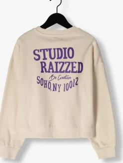 ecru raizzed sweater cela