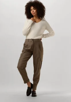 ecru resort finest trui v-neck rib knit