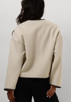 ecru ruby tuesday jack isac jacket with hand embroidery