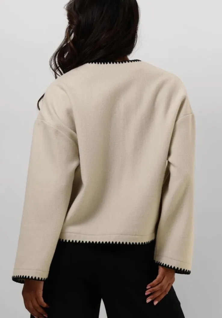 ecru ruby tuesday jack isac jacket with hand embroidery