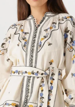 ecru scarlett poppies mini jurk fiucci short dress