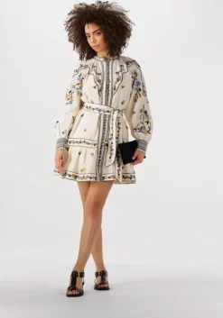 ecru scarlett poppies mini jurk fiucci short dress