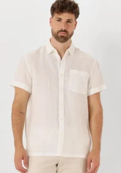 ecru scotch & soda casual overhemd linen shirt