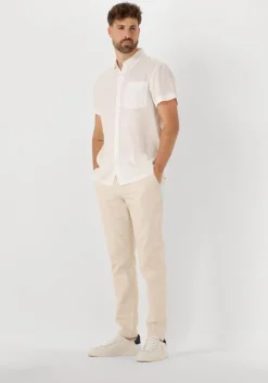 ecru scotch & soda casual overhemd linen shirt