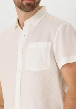 ecru scotch & soda casual overhemd linen shirt