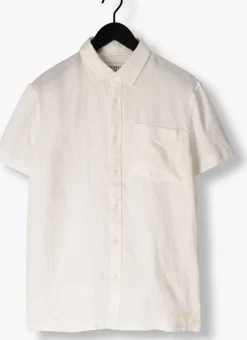 ecru scotch & soda casual overhemd linen shirt