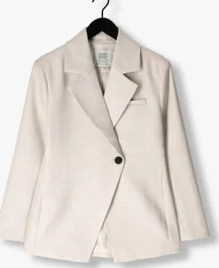ecru second female blazer maximus fitted blazer