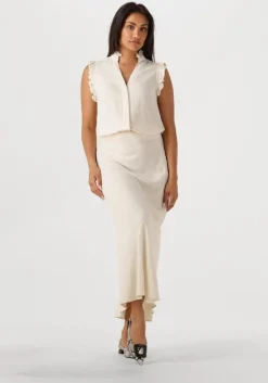 ecru selected femme maxirok slfviva-lena hw ankle skirt