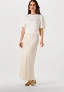 ecru selected femme maxirok slfviva-lena hw ankle skirt