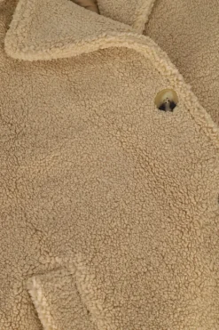 ecru selected femme teddy jas lana teddy coat b