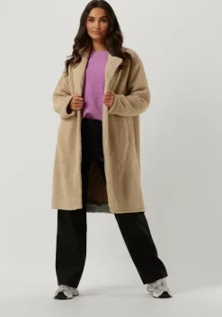 ecru selected femme teddy jas lana teddy coat b