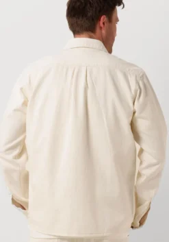 ecru selected homme overshirt slhchris 5422 ls ecru hemp shirt