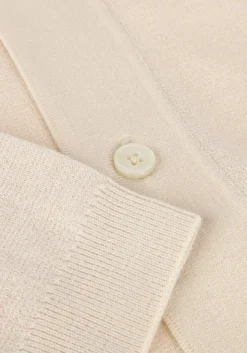 ecru selected homme truien/vesten lshtray ls knit merino butten cardigan