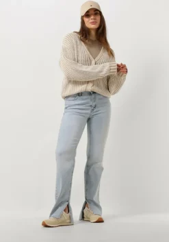 ecru simple vest knit-co-nuk-24-1