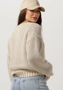 ecru simple vest knit-co-nuk-24-1