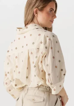 ecru summum blouses 3/4 sleeve blouse top linen