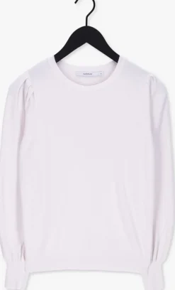 ecru summum sweater puffy sleeve sweater basic knit