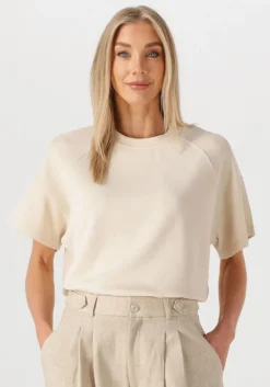 ecru summum t-shirt boxy sleeveless top scuba