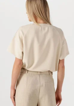 ecru summum t-shirt boxy sleeveless top scuba