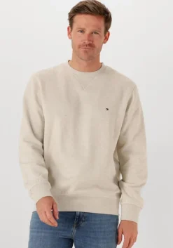 ecru tommy hilfiger sweater ess seasonal fleece crewneck