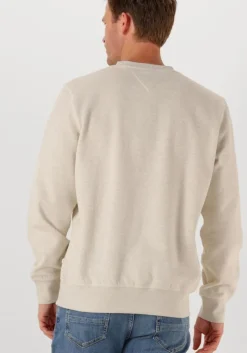 ecru tommy hilfiger sweater ess seasonal fleece crewneck