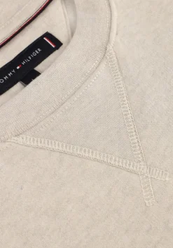 ecru tommy hilfiger sweater ess seasonal fleece crewneck