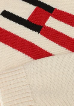 ecru tommy hilfiger trui flag sweater