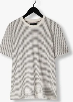 ecru tommy hilfiger t-shirt ess seasonal reg fit solid tee