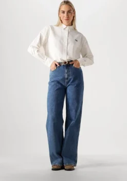 ecru tommy jeans blouses tjw rlx script oxford shirt