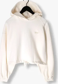 ecru tommy jeans sweater tjw crp gmd script hoodie
