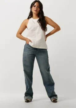 ecru vanilia top light linen twisted