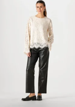 ecru y.a.s. top yasperla ls lace top s. noos