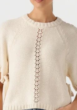 ecru y.a.s. trui yaslamina ss knit top