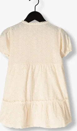 ecru your wishes mini jurk schiffly puff sleeve dress