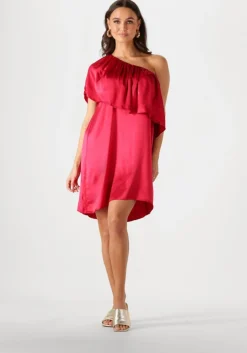 fuchsia greek archaic kori mini jurk 130162