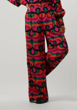 fuchsia idano wijde broek hilde sixties