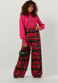 fuchsia idano wijde broek hilde sixties