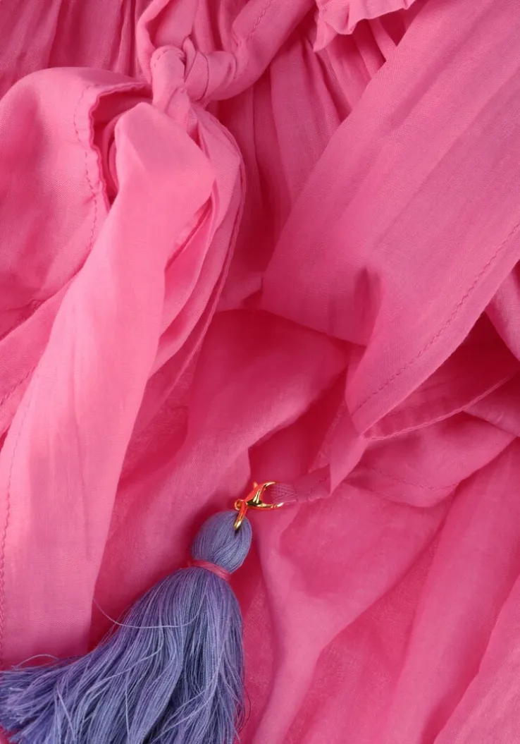 fuchsia nema maxi jurk lia