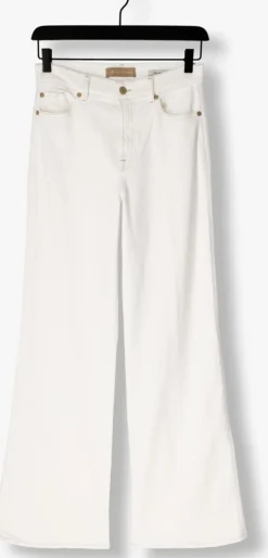 gebroken wit 7 for all mankind wide jeans lotta sugar