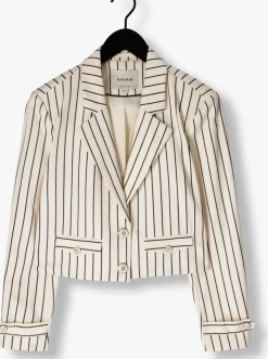 gebroken wit aaiko blazer ines stripe co 570