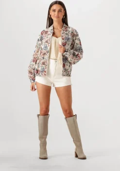 gebroken wit abrand jeans shorts high relaxed short keke