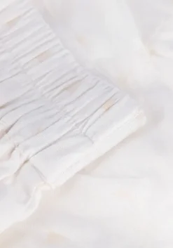 gebroken wit alix the label minirok woven bull linen lyocell skirt