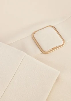 gebroken wit ana alcazar mini jurk dress clasp