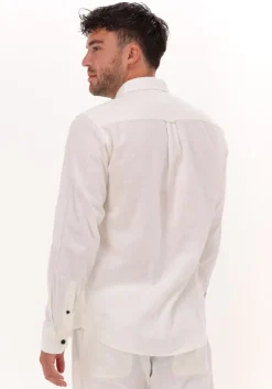 gebroken wit anerkjendt casual overhemd aklouis linen shirt
