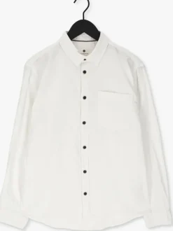 gebroken wit anerkjendt casual overhemd aklouis linen shirt
