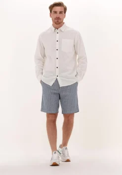 gebroken wit anerkjendt casual overhemd aklouis linen shirt