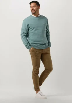 gebroken wit anerkjendt casual overhemd akleif l/s double stripe