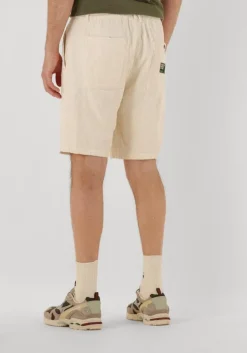 gebroken wit anerkjendt korte broek akjan corduroy shorts